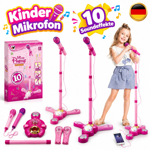 Kinder mikrofon mit ständer - kinder,